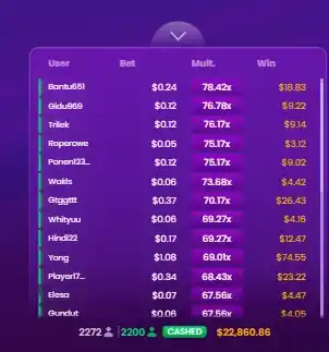 Spaceman casino listing winners